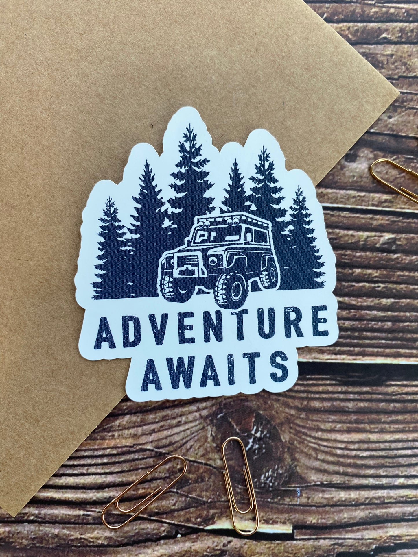 Adventure Awaits Sticker