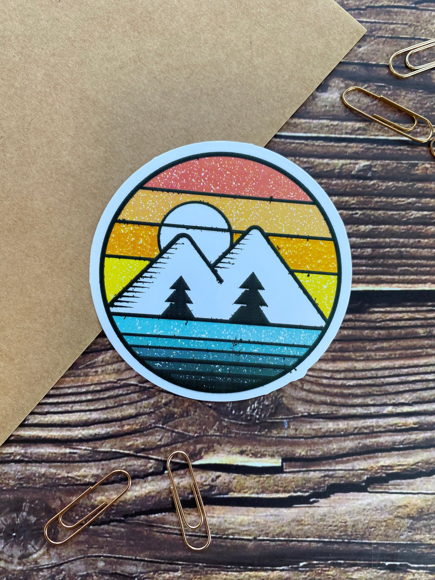 Mountains Sticker