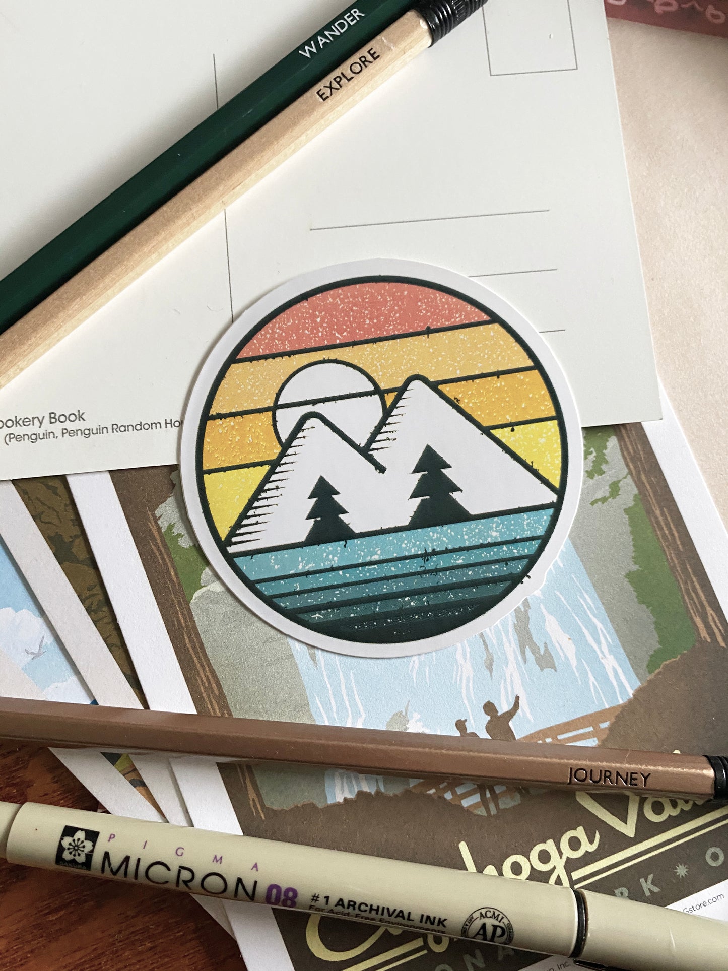 Mountains Sticker