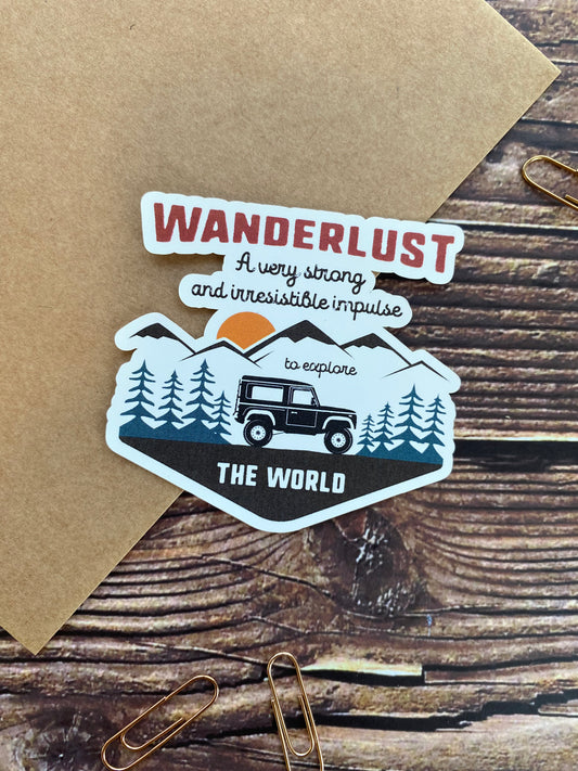 Wanderlust Sticker