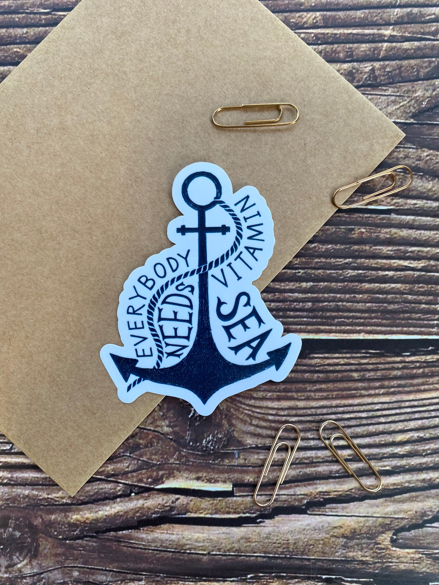 Everybody needs vitamin sea Sticker