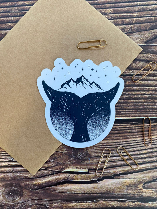 Whale Sticker