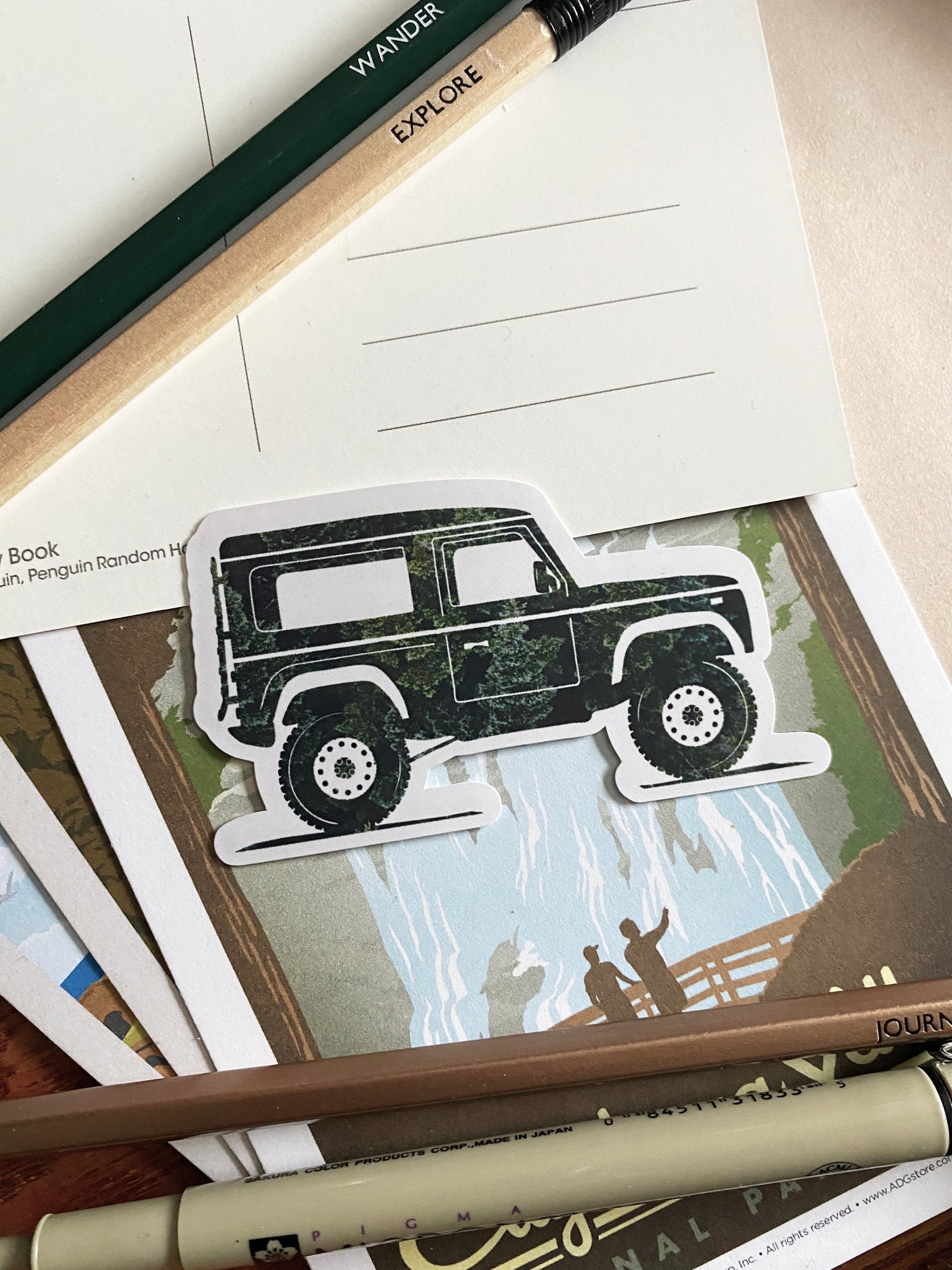 Forest Green Landy Sticker