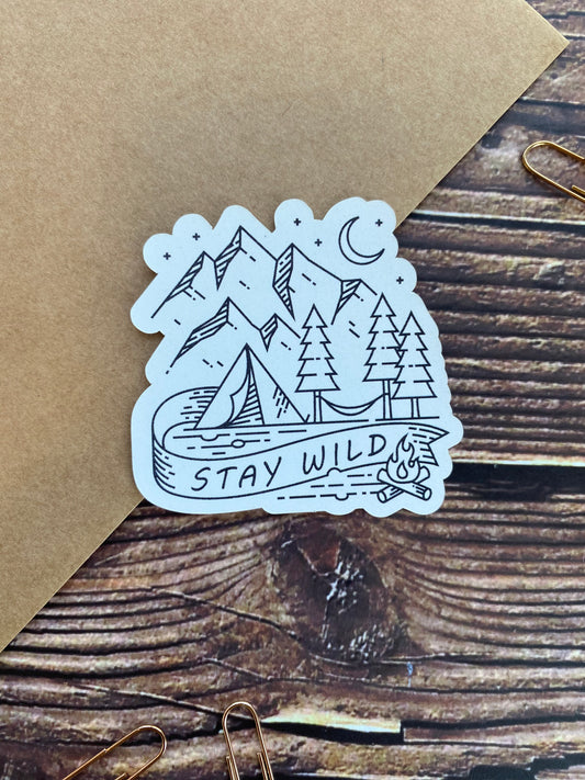 Stay Wild Sticker