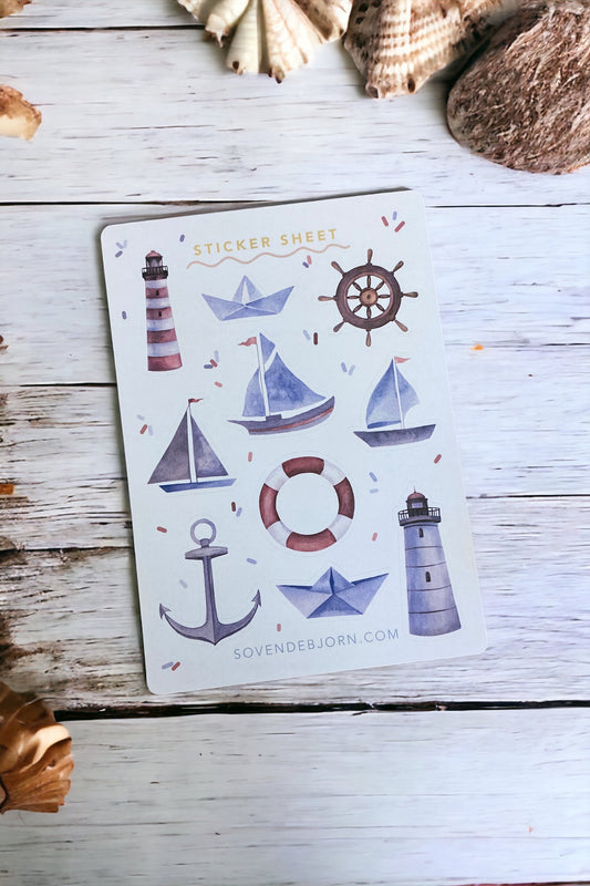 Nautical Dreams Sticker Sheet