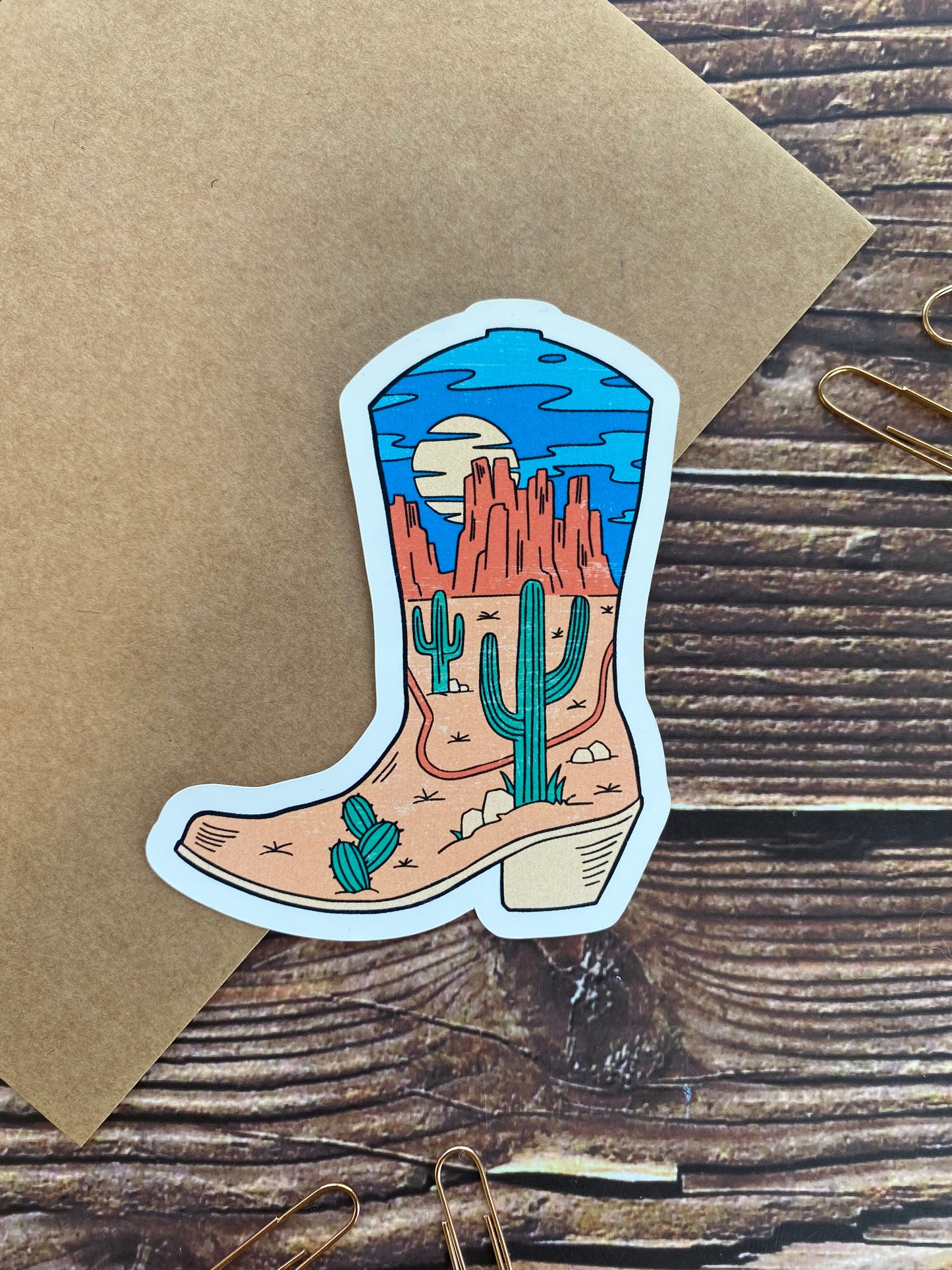 Cowboy boot Sticker