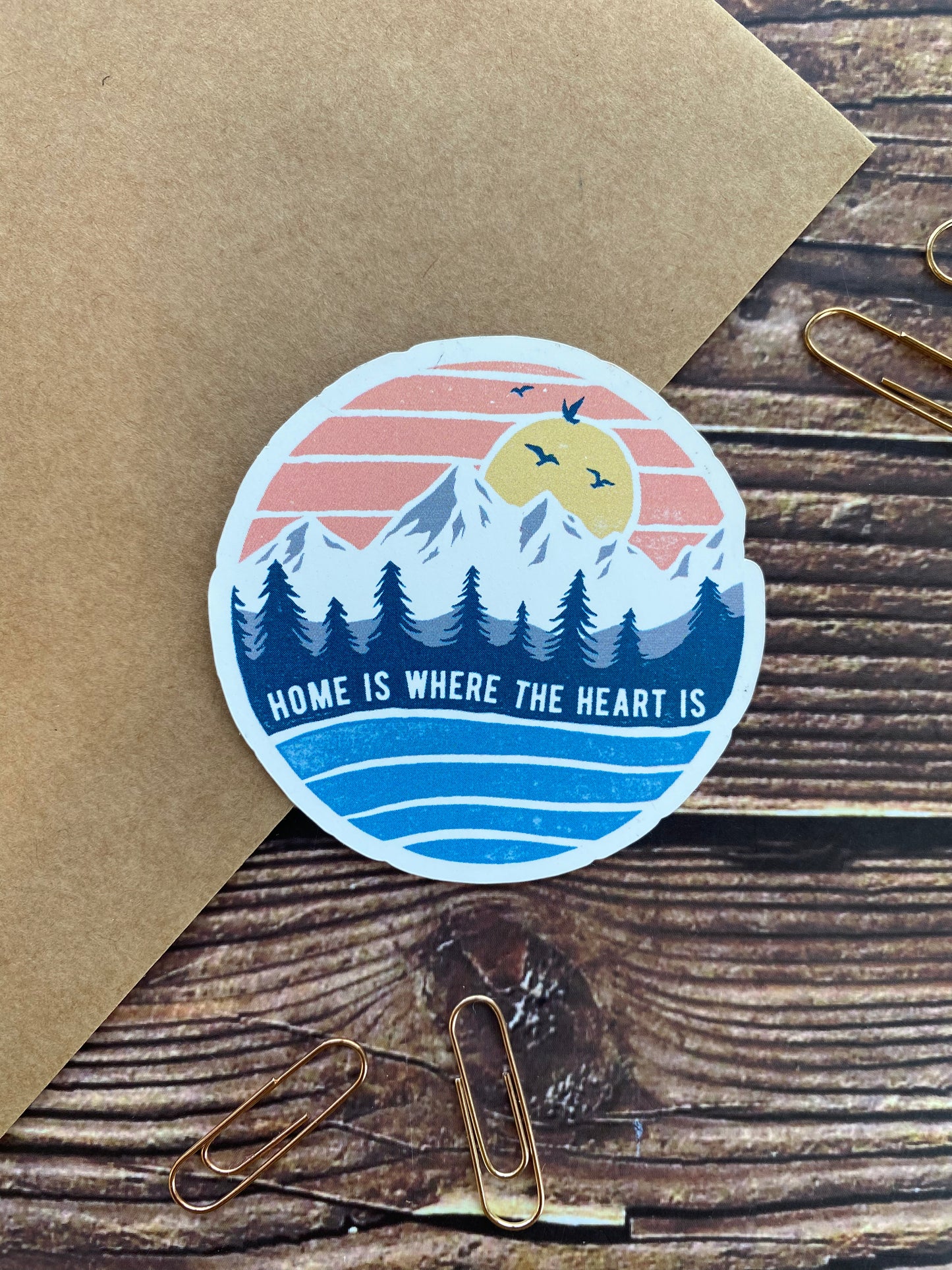 Home is where the heart is Sticker