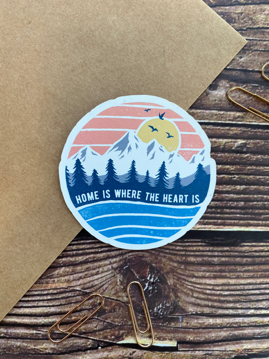 Home is where the heart is Sticker