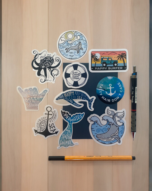 Ocean Dreaming Sticker set