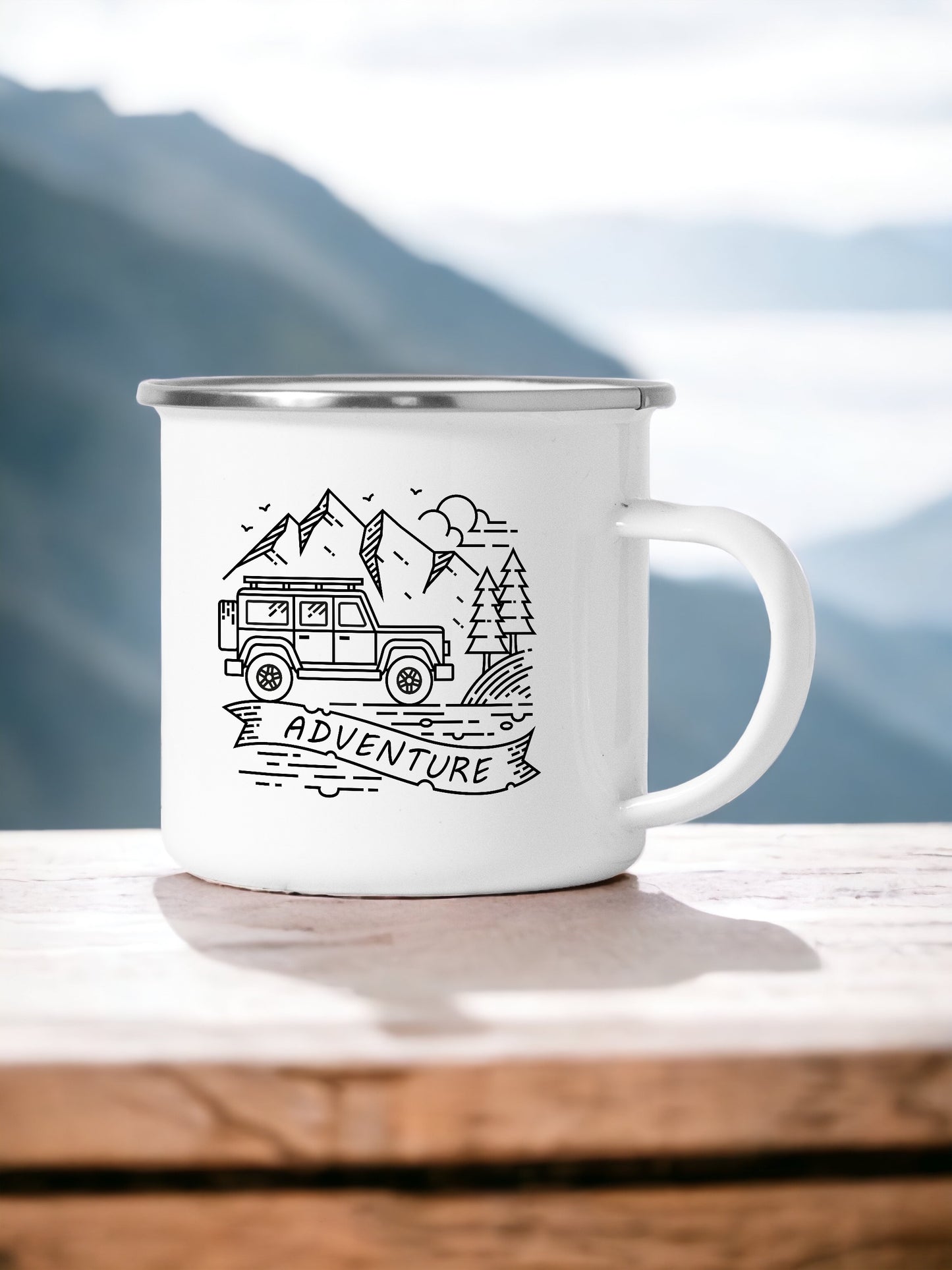 Adventure - Enamel Mug