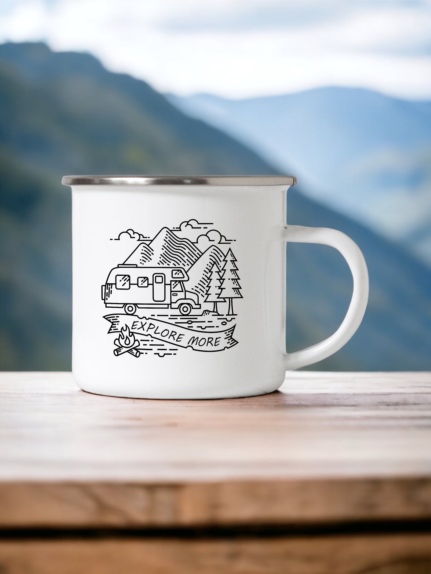 Explore More - Enamel Mug