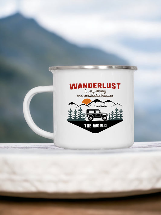 Wanderlust 4x4 - Enamel Mug