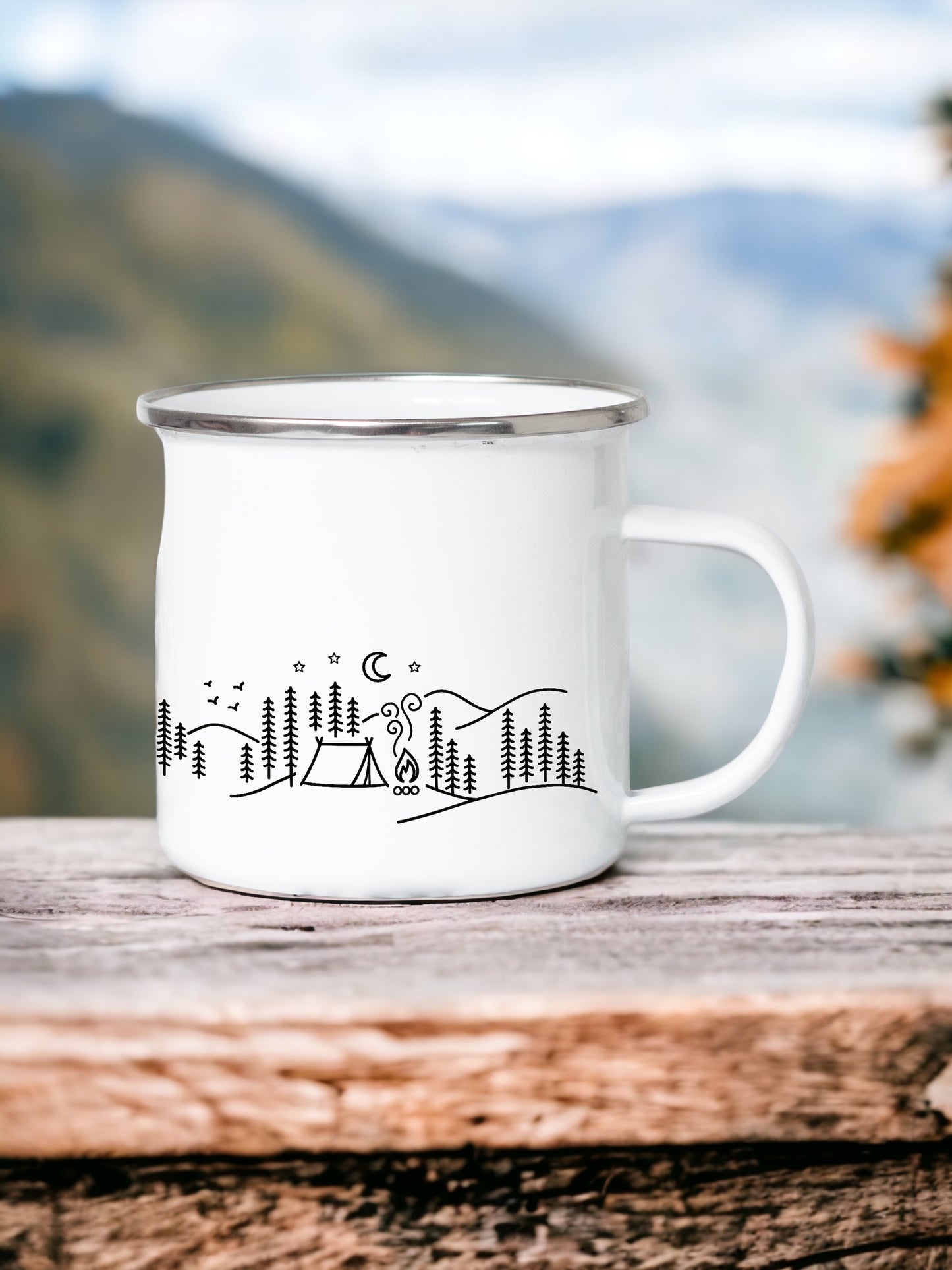 Forest Campsite - Enamel Mug