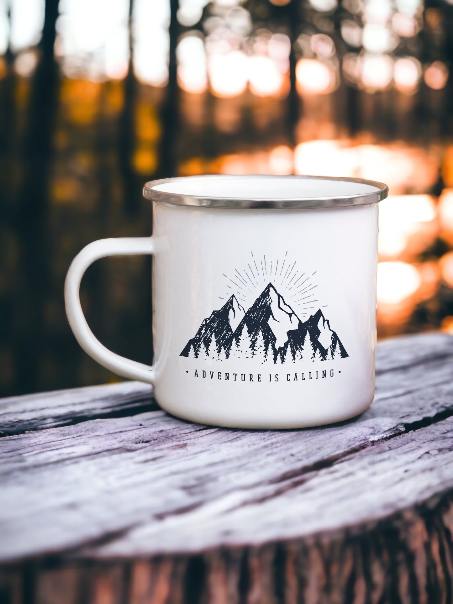 Adventure is Calling - Enamel Mug