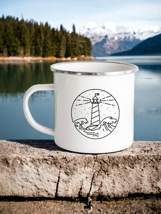 Lighthouse  - Enamel Mug