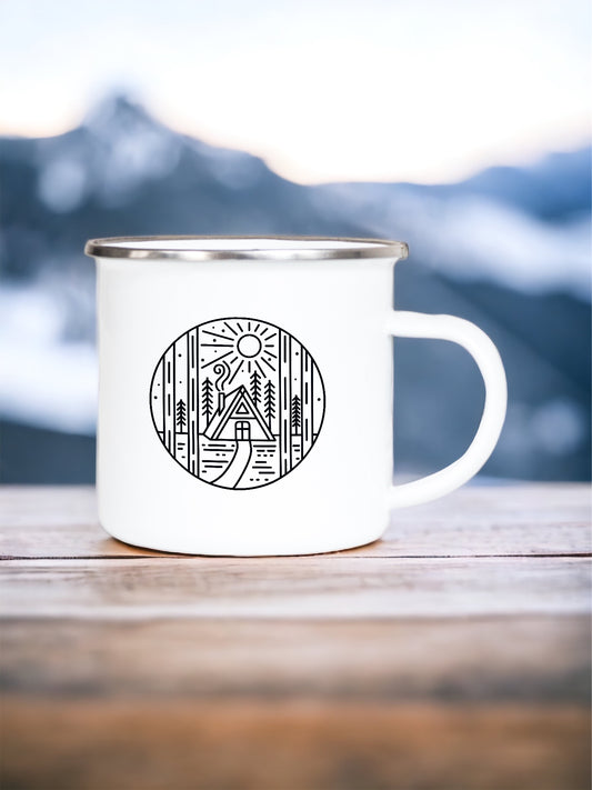 Cabin - Enamel Mug