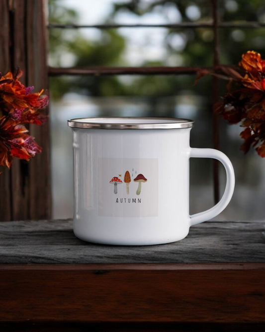 Mushrooms - Enamel Mug