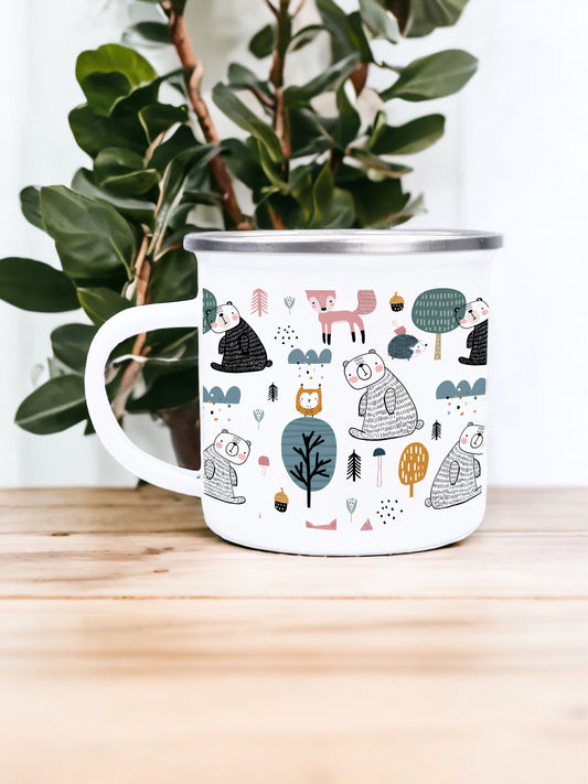 Bears in the Woods - Enamel Mug