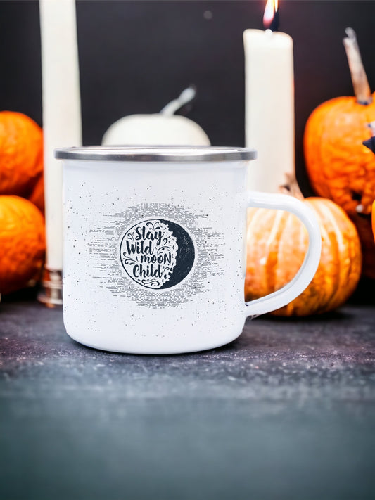 Stay Wild Moon Child - Enamel Mug