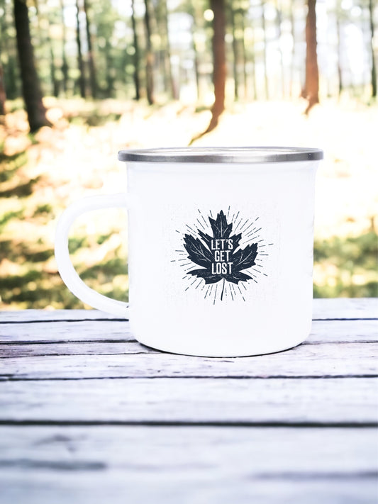 Let's get lost - Enamel Mug