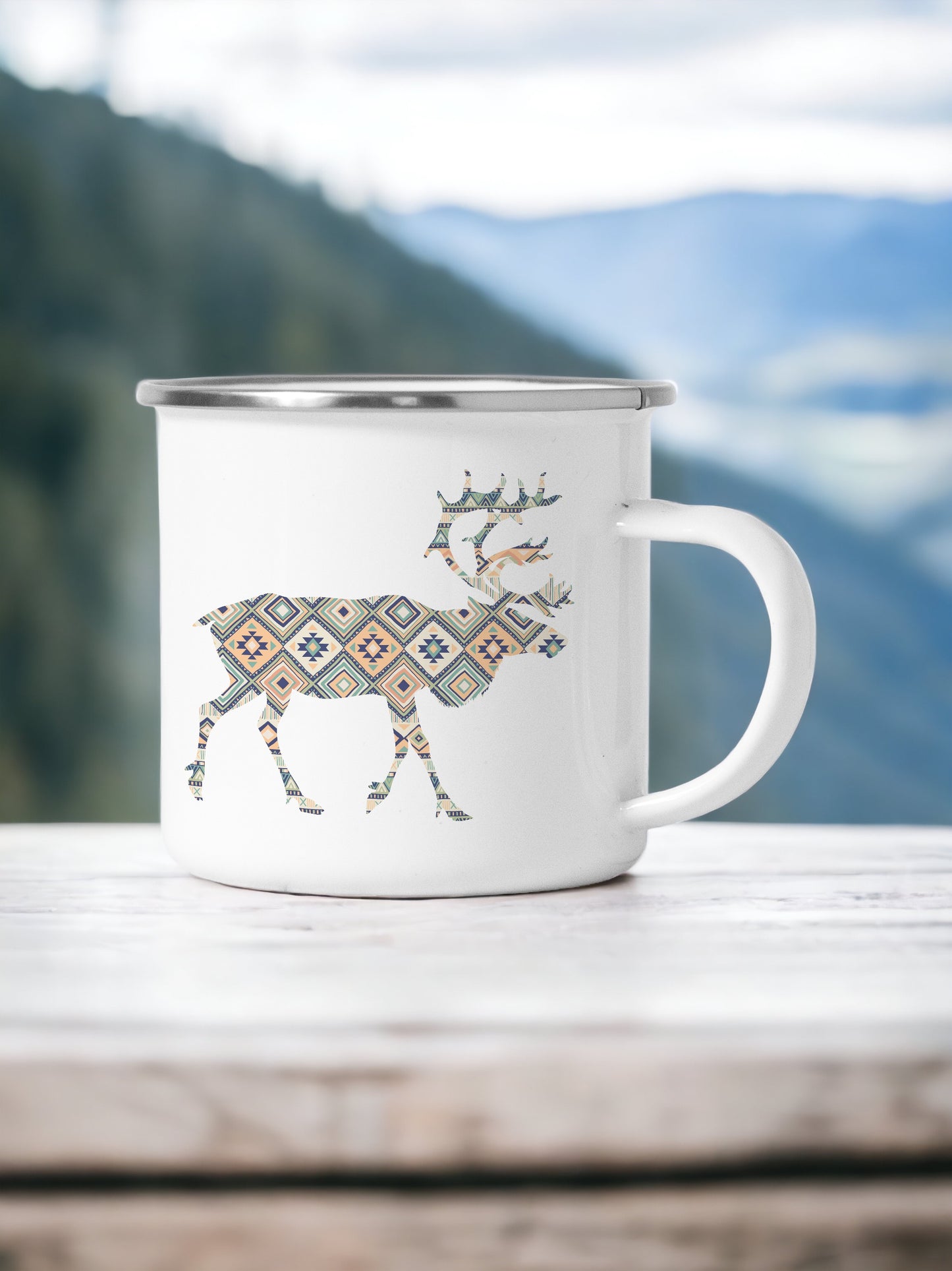 Stewart the Stag - Enamel Mug