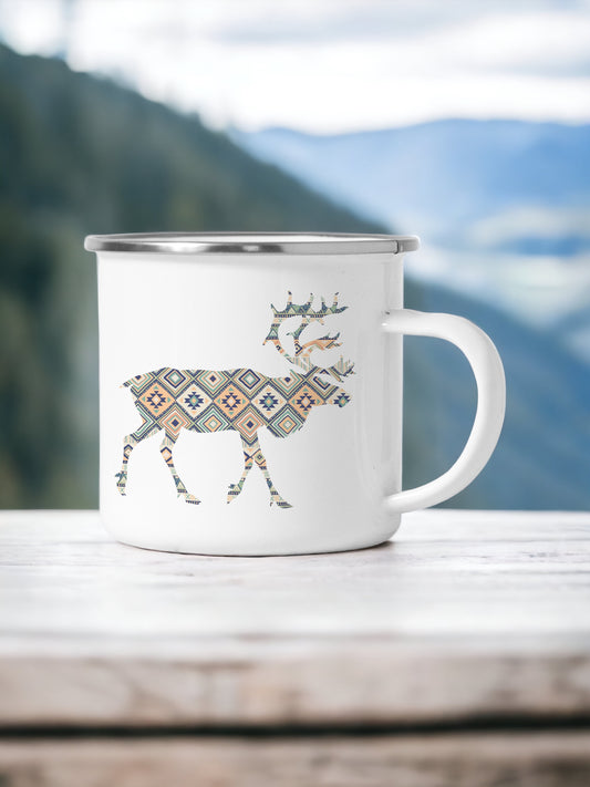 Stewart the Stag - Enamel Mug