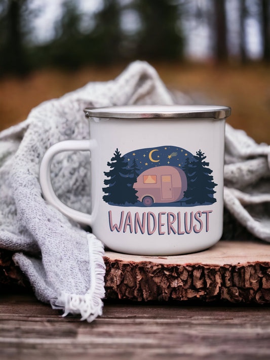 Wanderlust  - Enamel Mug