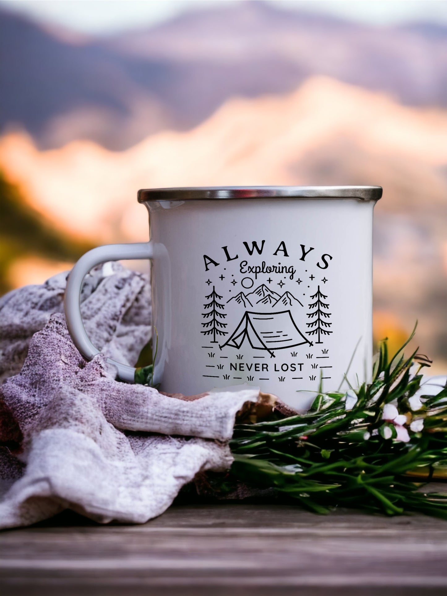 Always Exploring - Enamel Mug