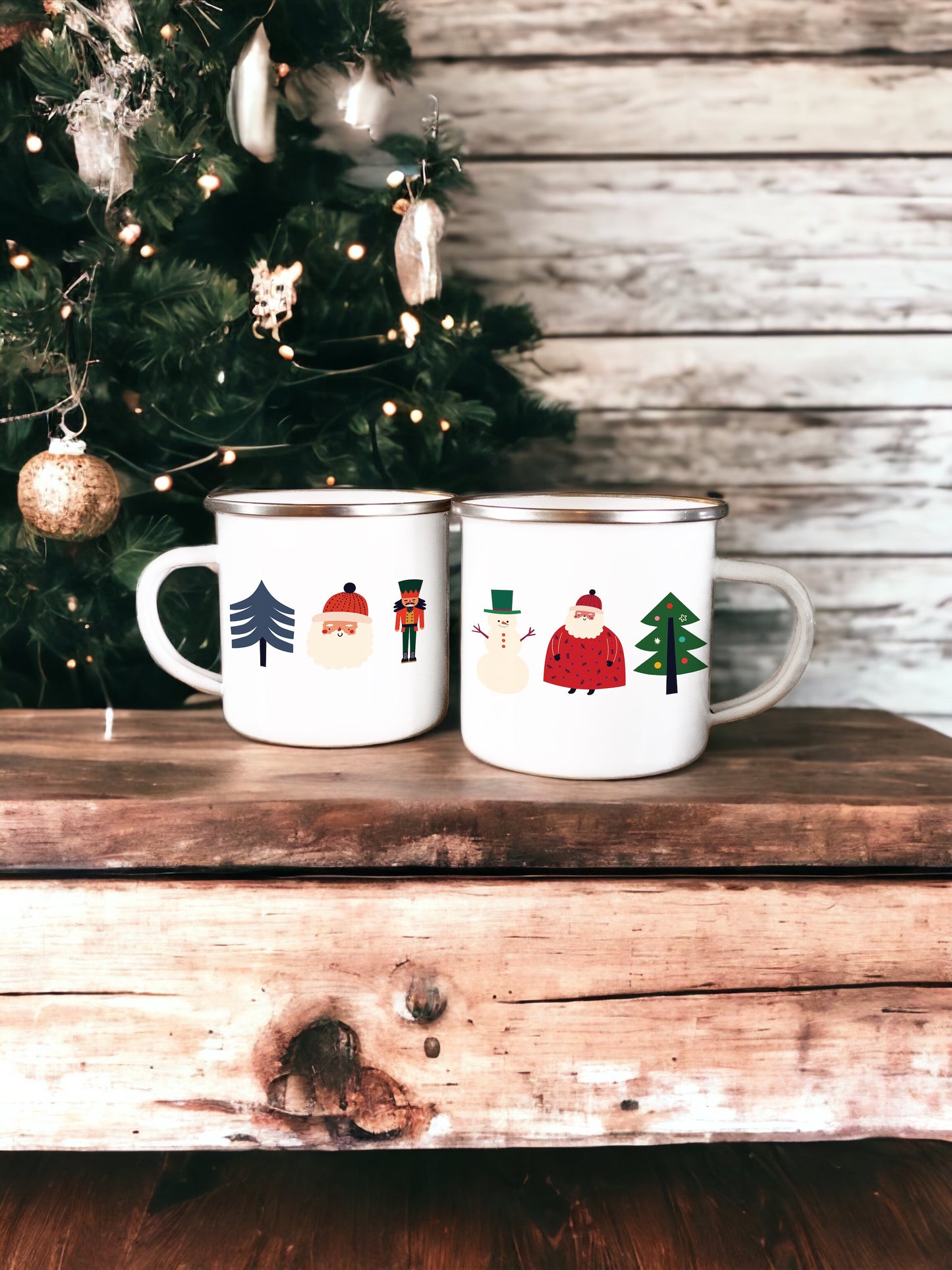 From the Toy Box - Christmas Enamel Mug