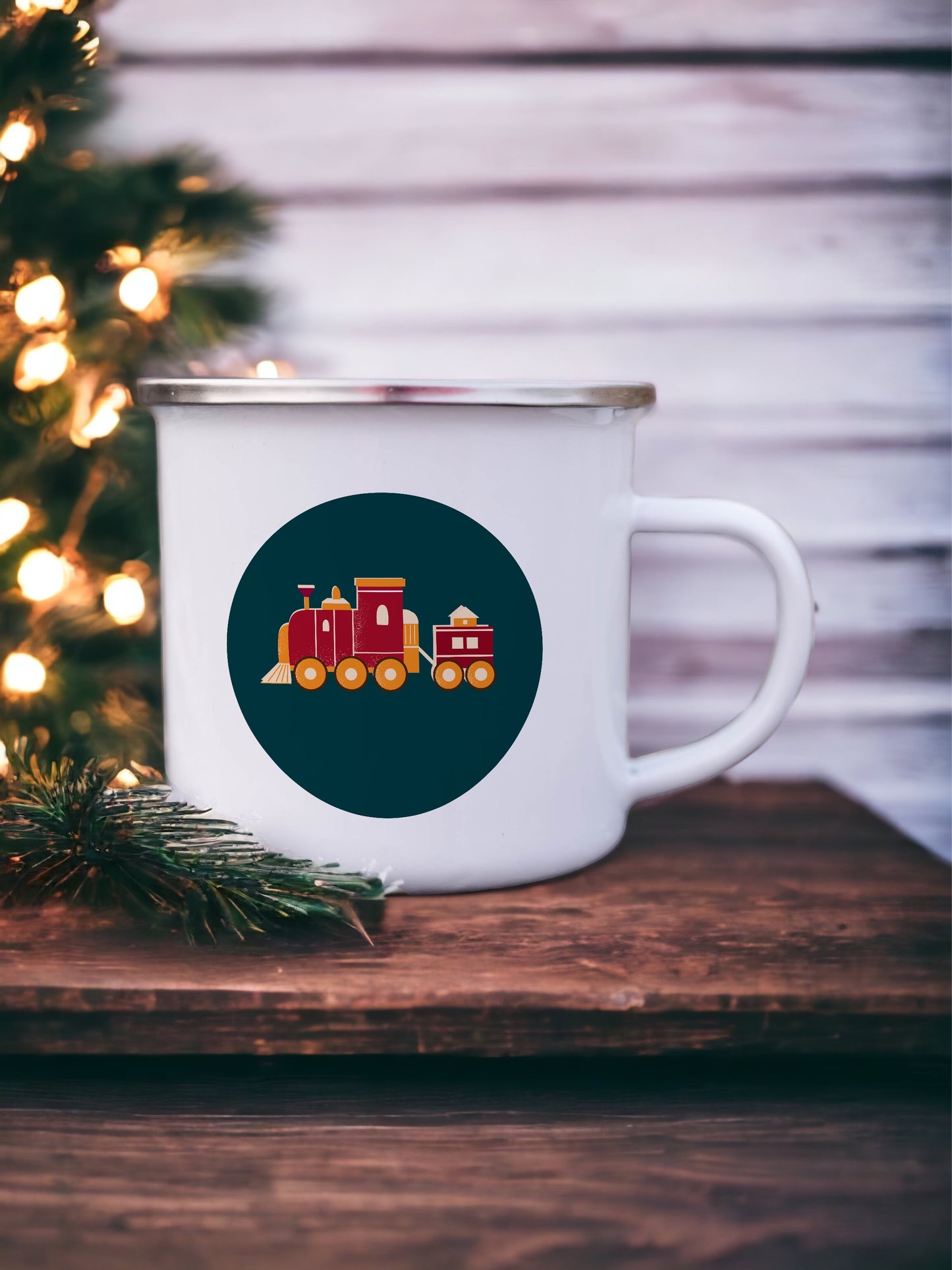 From the Toy Box - Christmas Enamel Mug