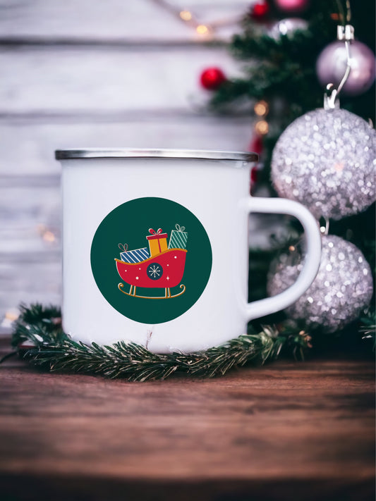 From the Toy Box - Christmas Enamel Mug