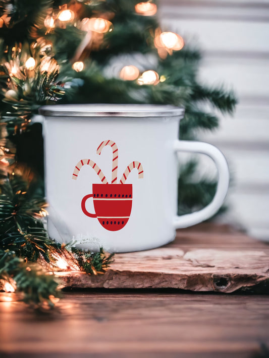 From the Toy Box - Christmas Enamel Mug