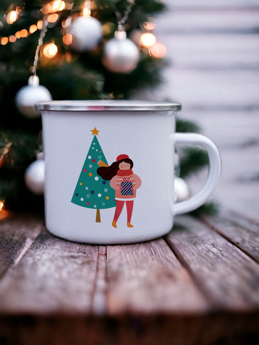 From the Toy Box - Christmas Enamel Mug