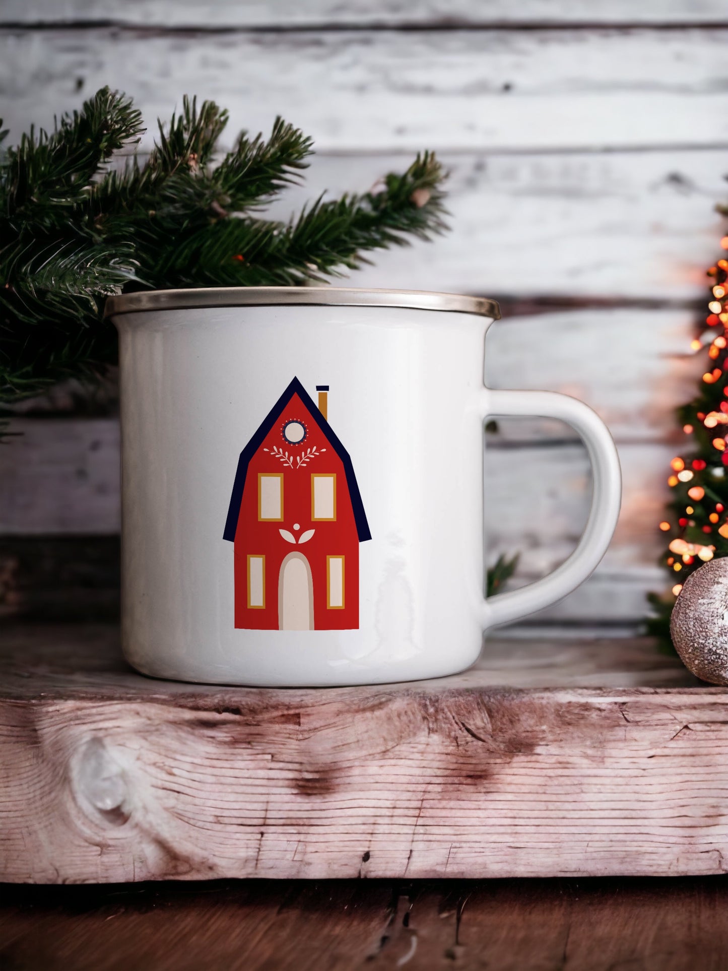 From the Toy Box - Christmas Enamel Mug