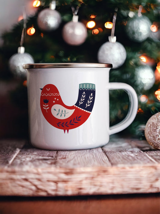 From the Toy Box - Christmas Enamel Mug