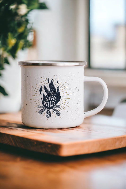 Just Stay Wild - Enamel Mug