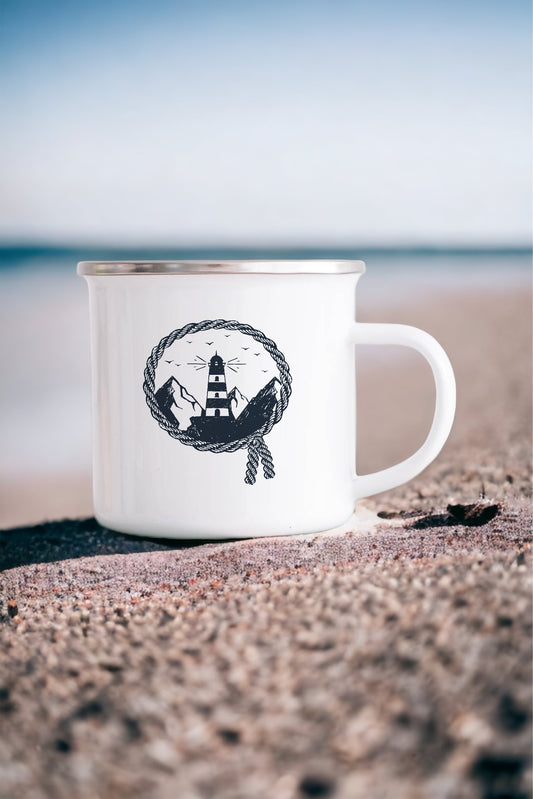 Lighthouse - Enamel Mug