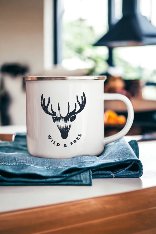 Wild & Free - Enamel Mug