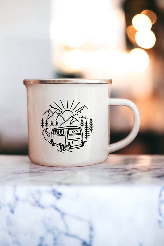 Let's go on an adventure - Enamel Mug