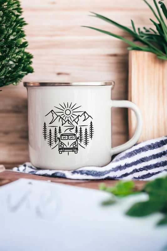 Let's go on an adventure - Enamel Mug