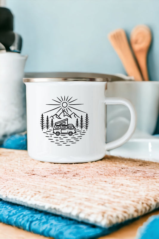 Let's go on an adventure - Enamel Mug