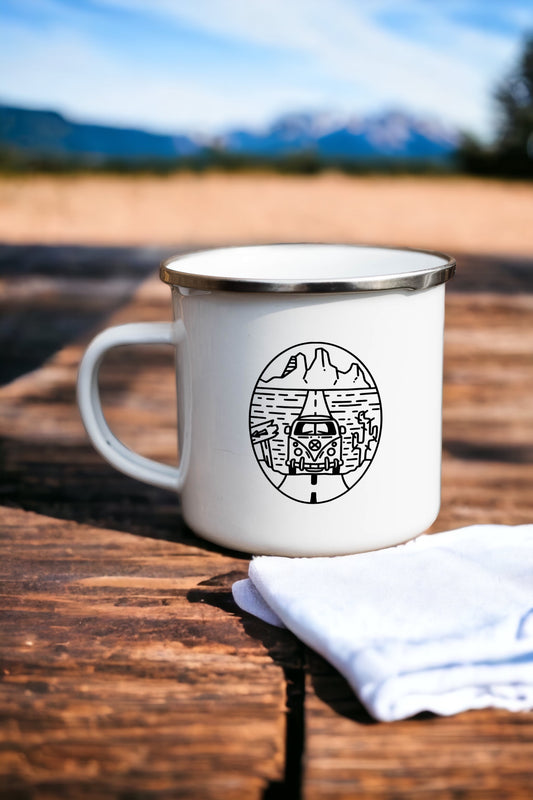 Let's go on an adventure - Enamel Mug