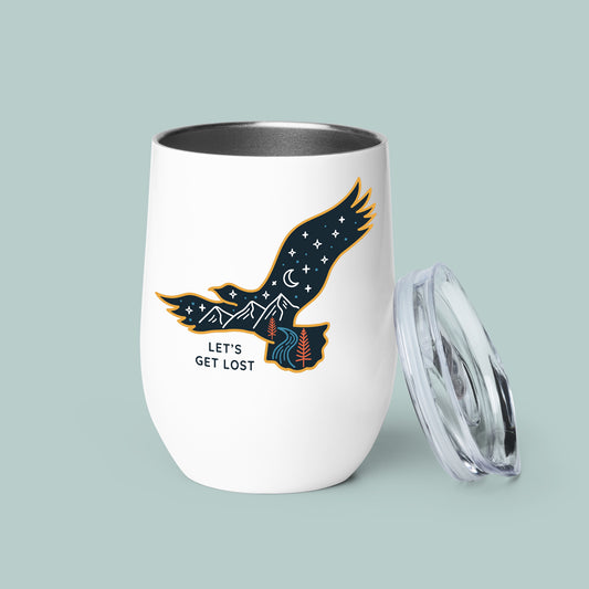 Lets get lost - Wine Tumbler