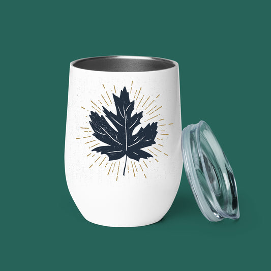 Maple leaf - Wine Tumbler