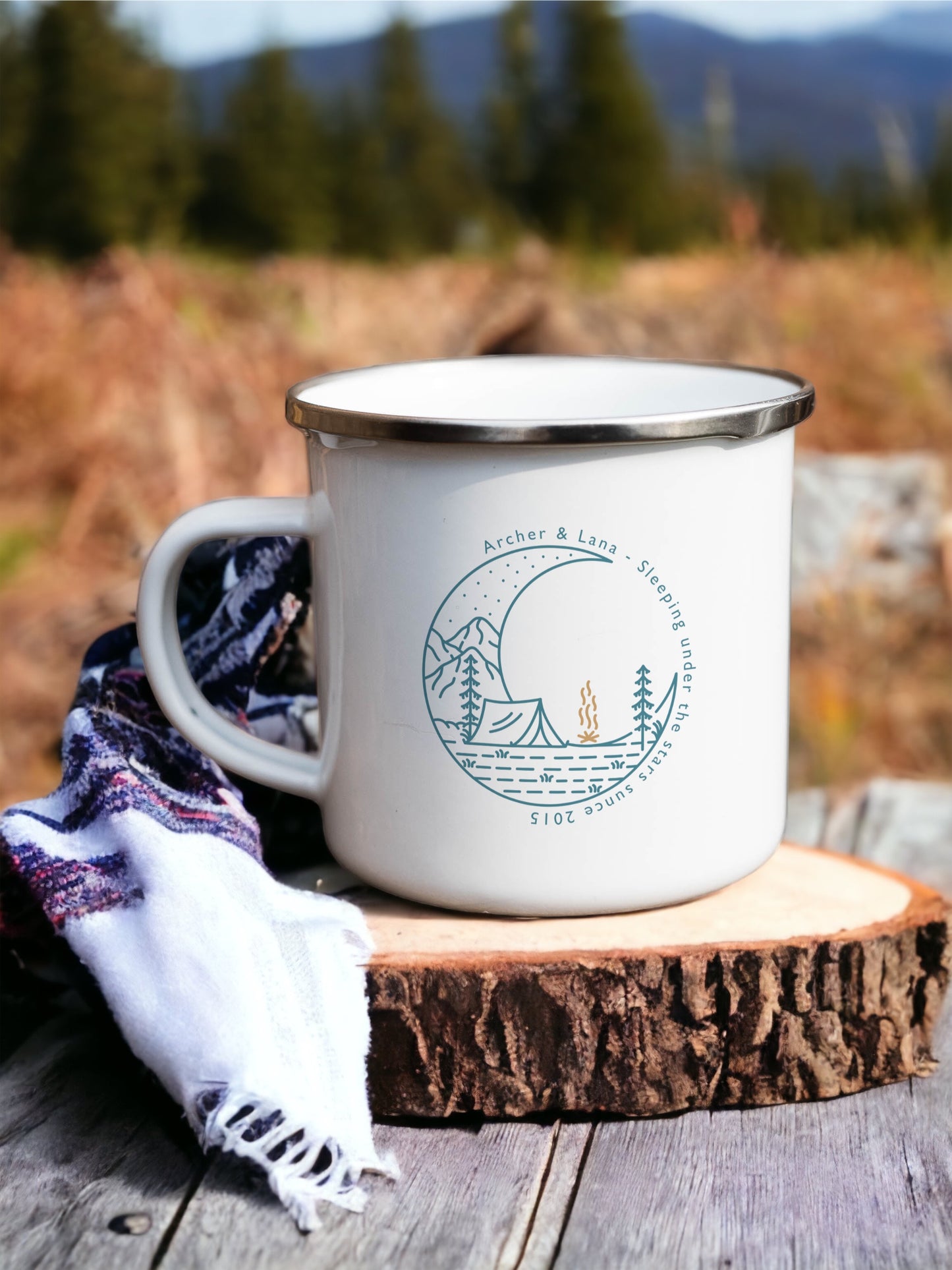 Personalised Camping Mug