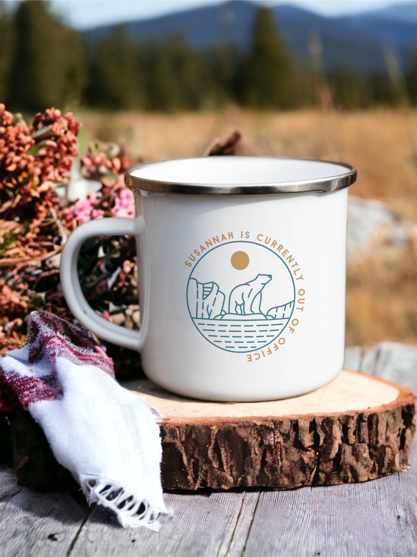 Personalised Camping Mug