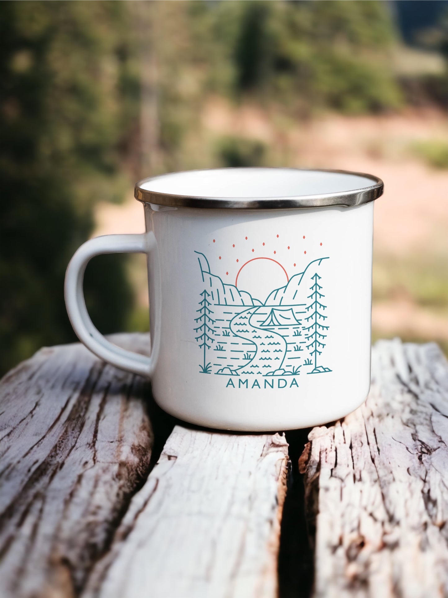 Personalised Camping Mug