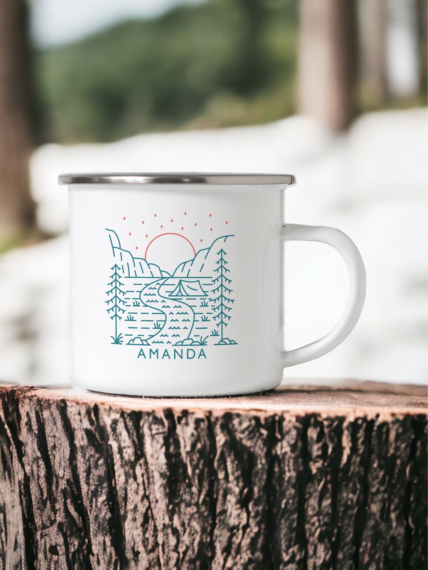 Personalised Camping Mug