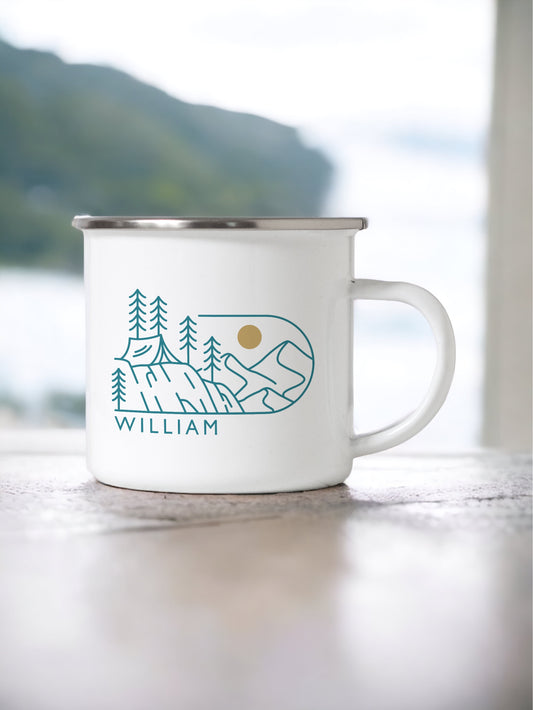 Personalised Camping Mug