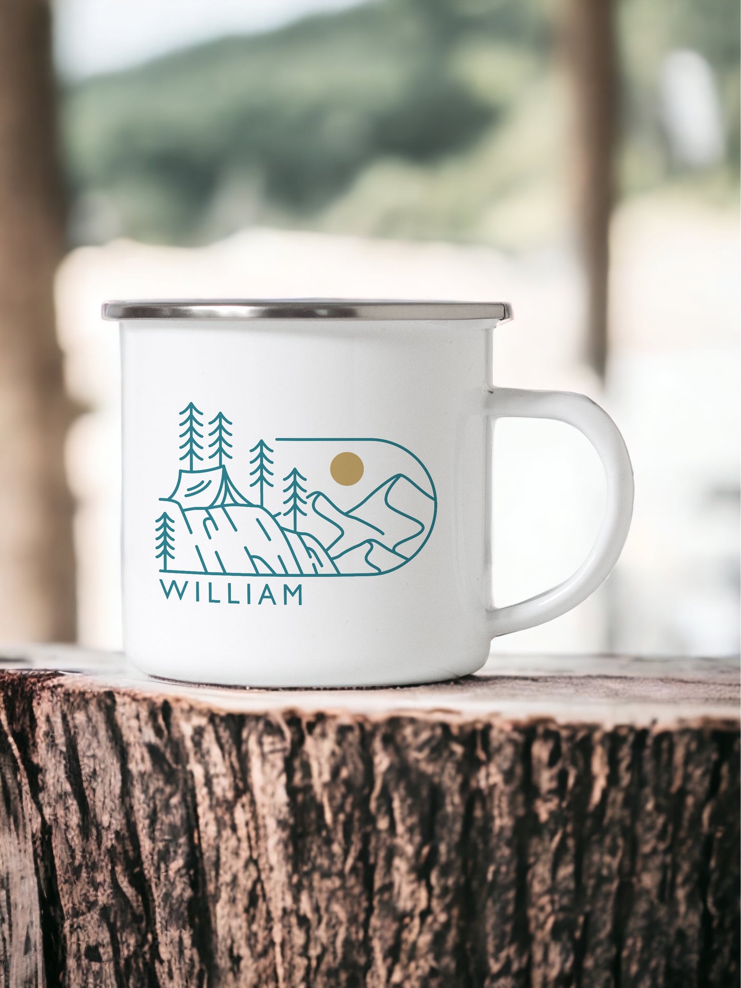 Personalised Camping Mug